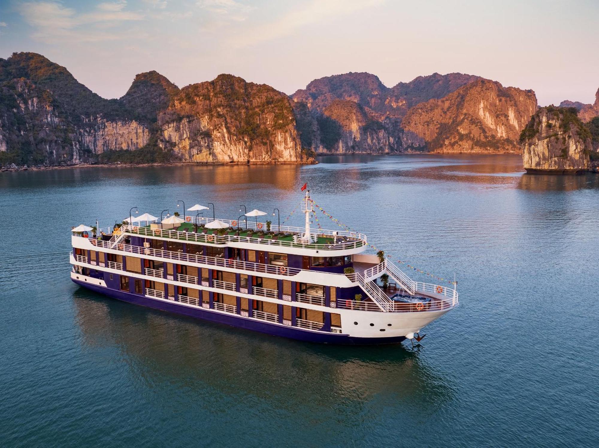 Hotel Halong Dragon Bay Cruise Ha Long Exterior foto